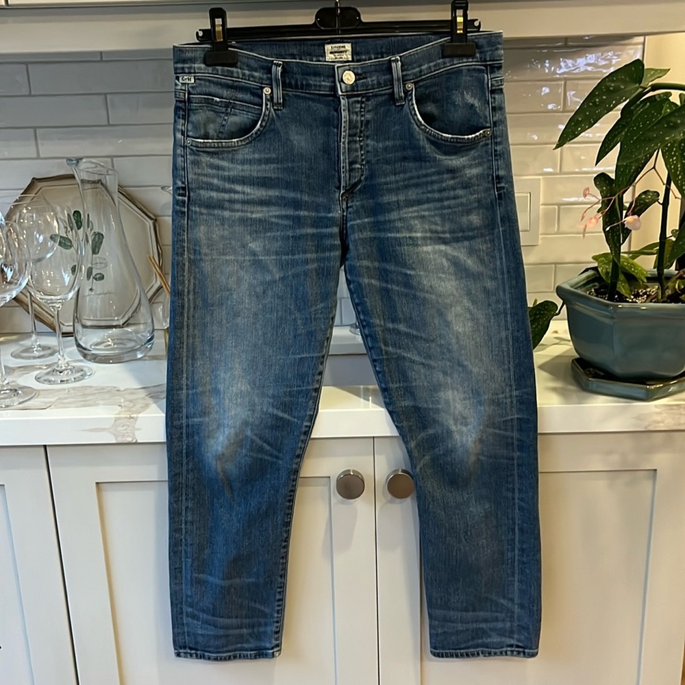 GUC Citizens of Humanity premium vintage Elsa mid rise slim fit crop jeans